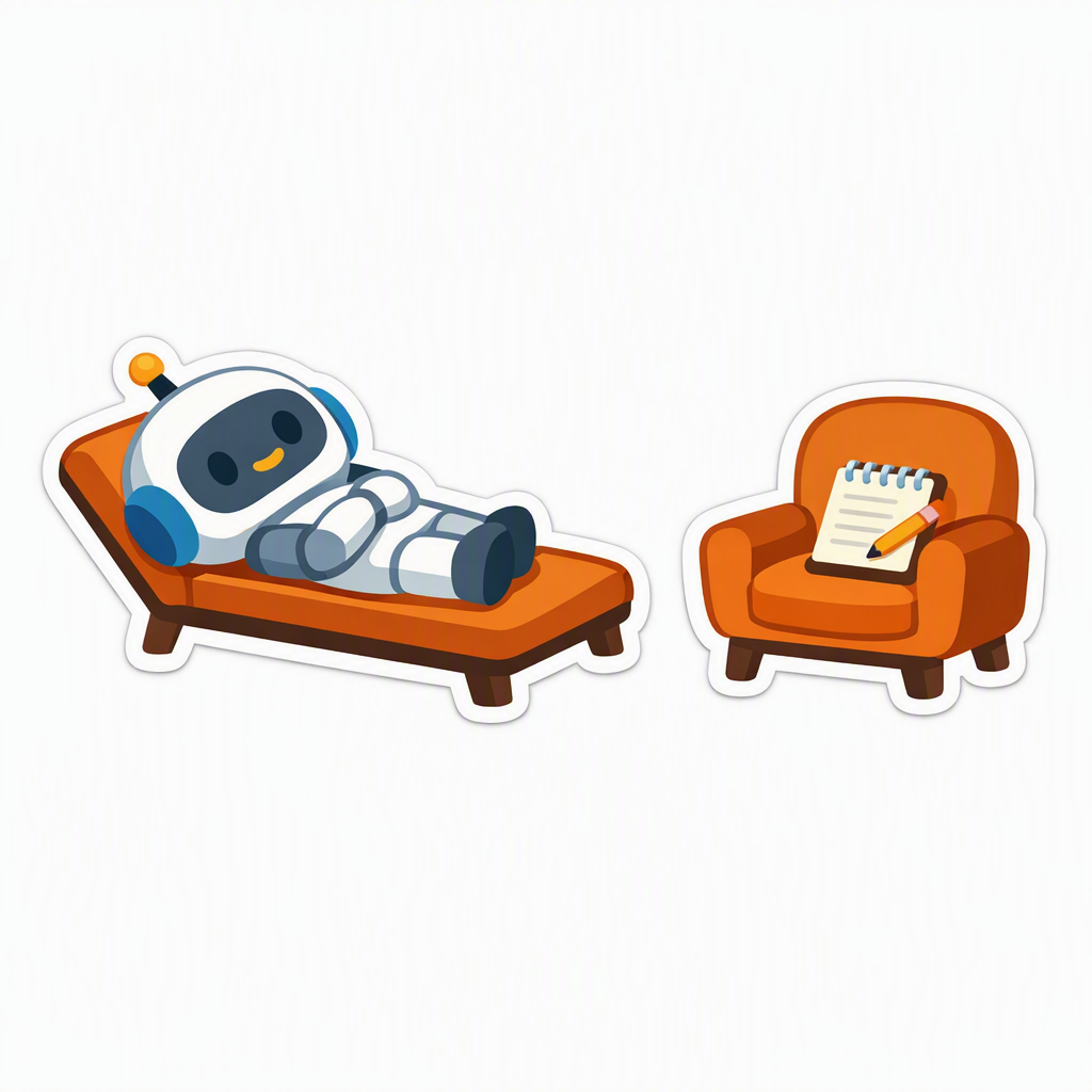 Robot on a psychoanalytic couch